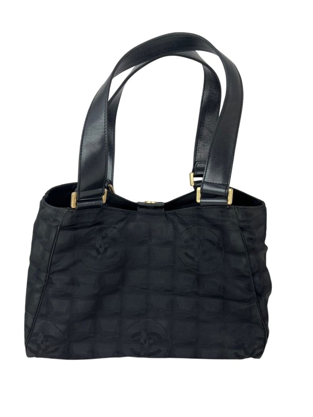 Chanel Nylon Black Travel Tote Vintage